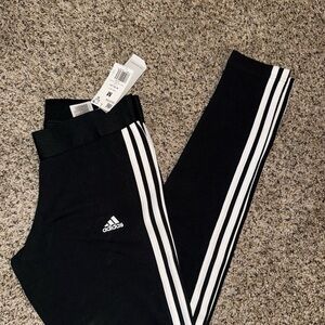 Adidas Black and White Joggers